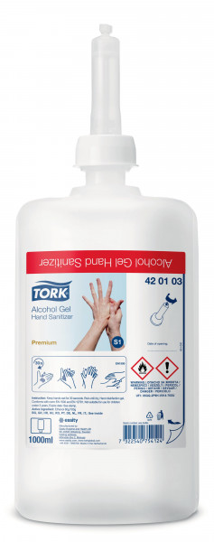 420103 Tork alcohol gel 6x1 l Tork