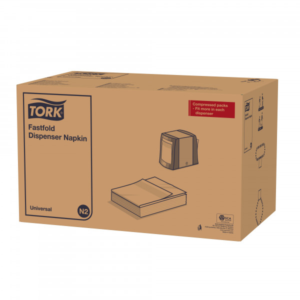 Tork dispenserservet fastfold N2 10800 st Tork