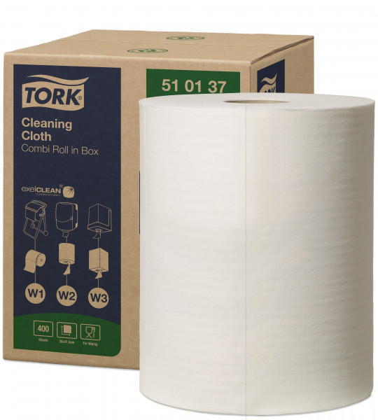 Combi rol in box W1/W2/W3 wit Tork