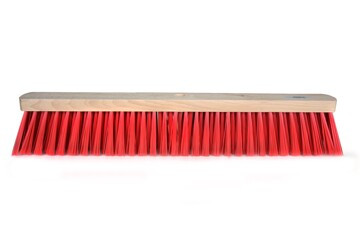 Straatbezem PVC kort ongelakt plat 60 cm Bo Brush