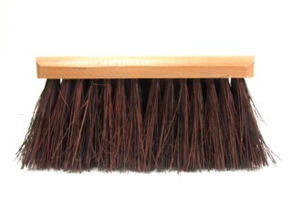 Straatbezem 100% bahia gelakt rond 30 cm Bo Brush