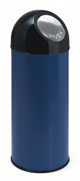 4700 Afvalbak met pushdeksel 55 l blauw. Vepa bins