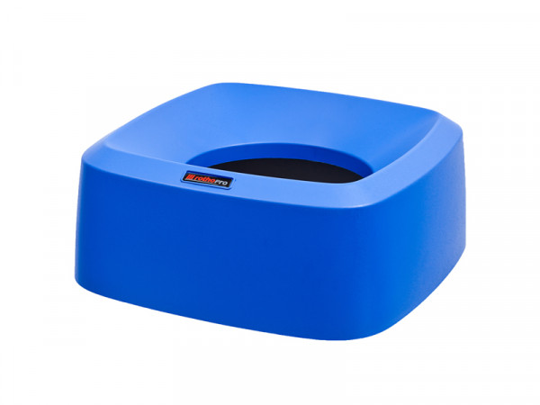 Deksel mondo vierkant blauw Vepa bins