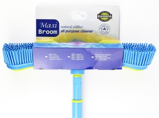 Rubber brush groen/blauw 34,5 cm Bo Brush