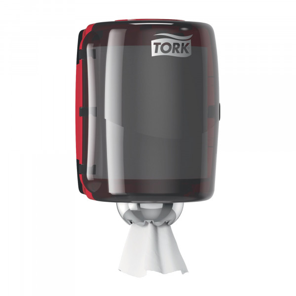 Tork centerfeed dispenser rood/zwart M2 Tork