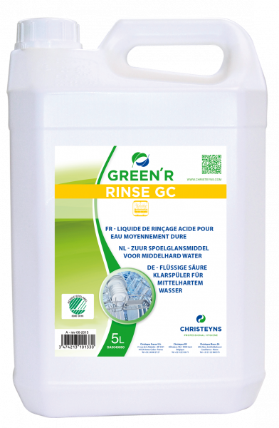 Green r rinse GC Christeyns